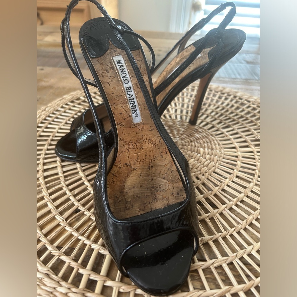 Pre loved Manolo Blahnik sandals sz. 36.5/6.5